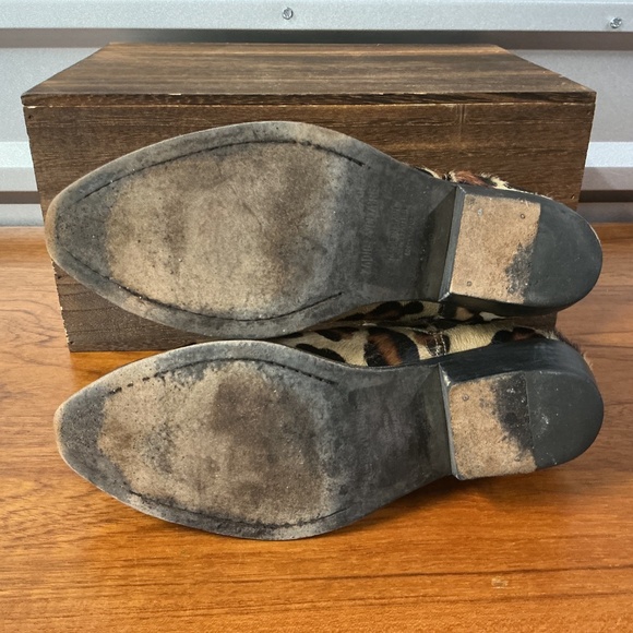 Zadig Voltaire Women Animal Leopard Cheetah Fur Print Chelsea Boot Size 40EU 9US - Picture 9 of 10